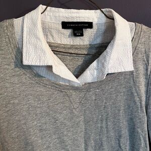 Collared Long Sleeve Tee shirt